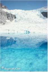 A supraglacial lake